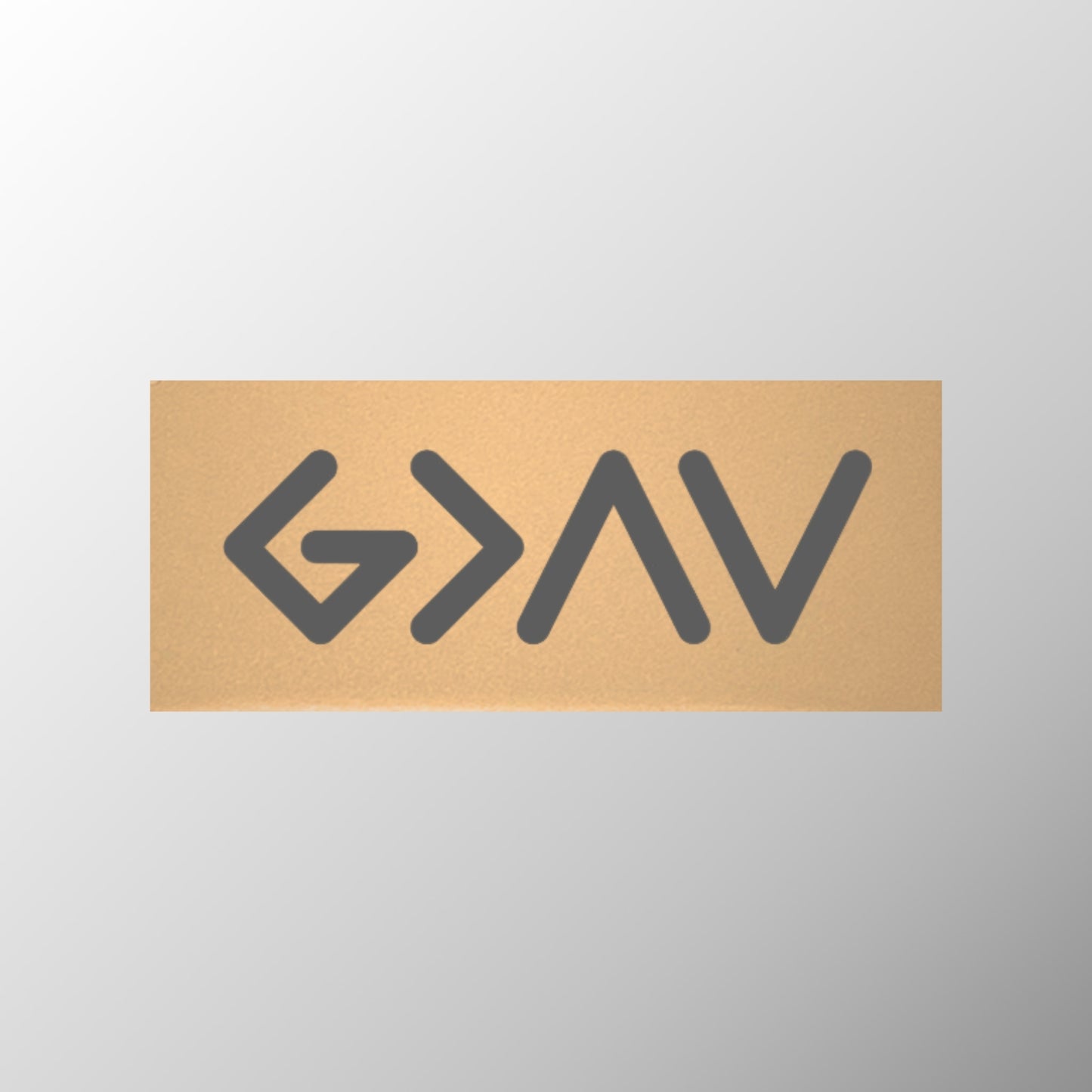 God is Greater than Highs and Lows Badge