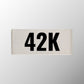 42K Badge