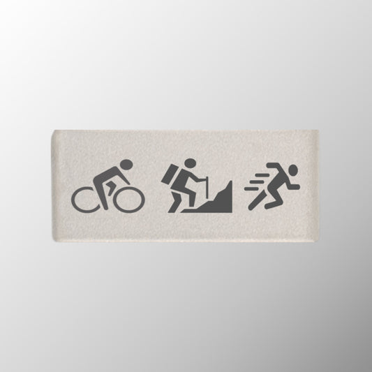 Bike+Hike+Run Badge