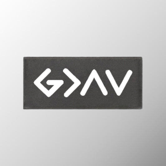 God is Greater than Highs and Lows Badge