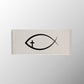 Ichthus+Cross Badge