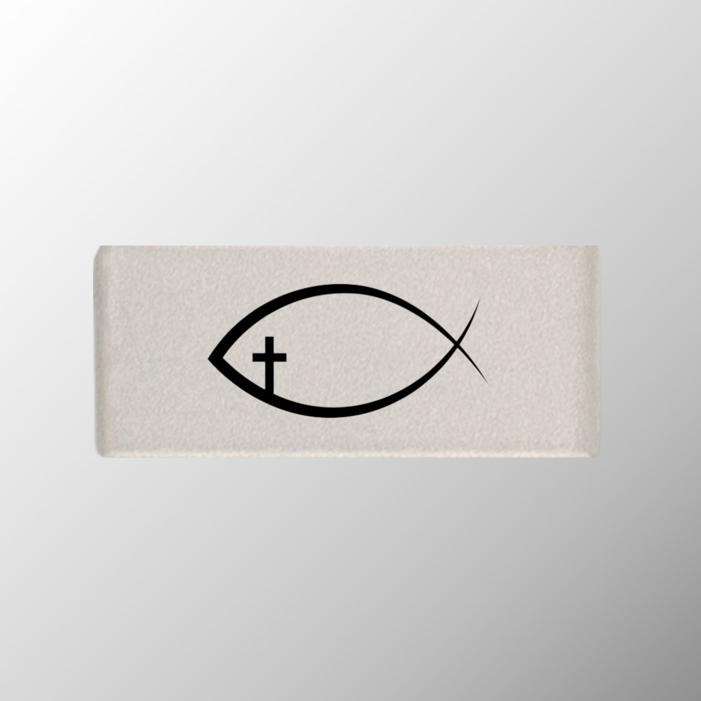 Ichthus+Cross Badge