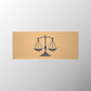 Lawyer Scale Badge