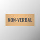 Non-Verbal Badge