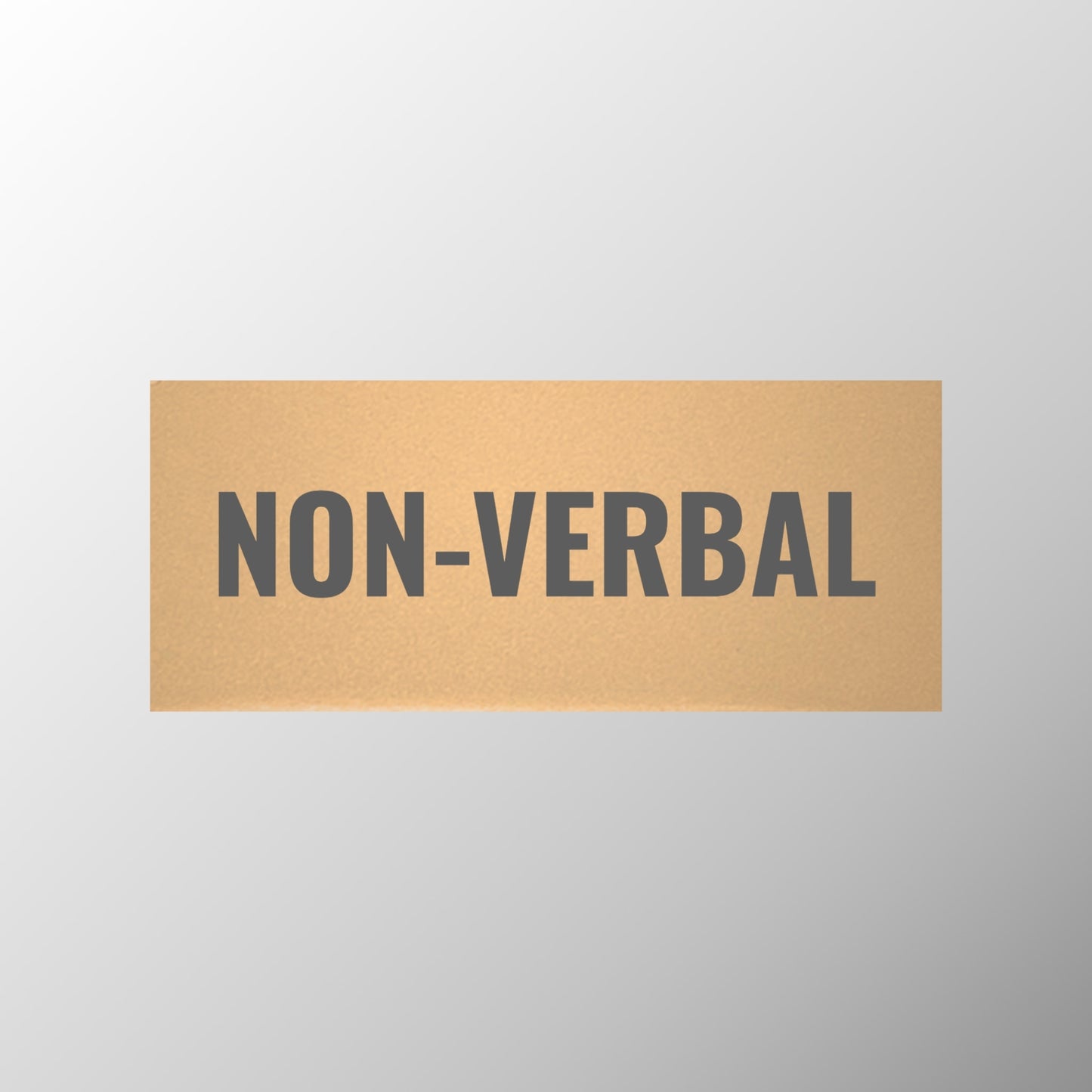 Non-Verbal Badge