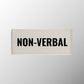 Non-Verbal Badge