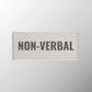 Non-Verbal Badge