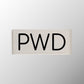 PWD Badge