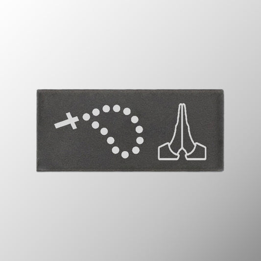 Rosary+Pray Badge