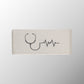 Stethoscope+Heartbeat Badge